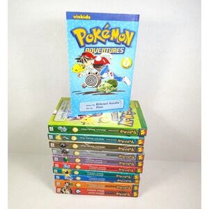 Pokemon Adventures Manga Lot Vol 1 3 6 Gold & Silver 8-14 Platinum 7 English